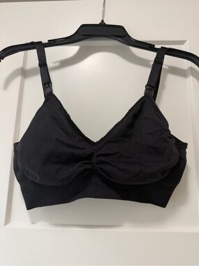 Isabel maternity by Ingrid and Isabel Black unlined Wireless Nursing Bra large